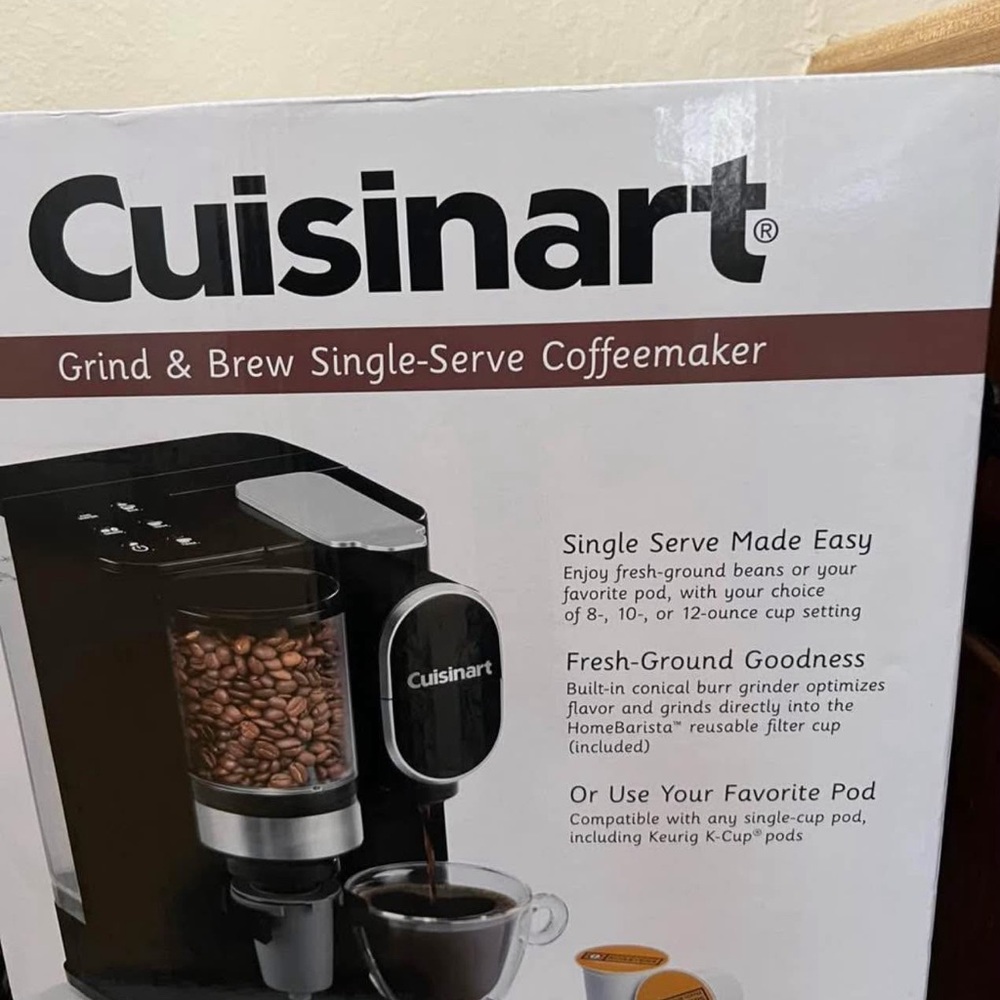 Cuisinart Black Grind & Brew Single-Serve Coffeemaker